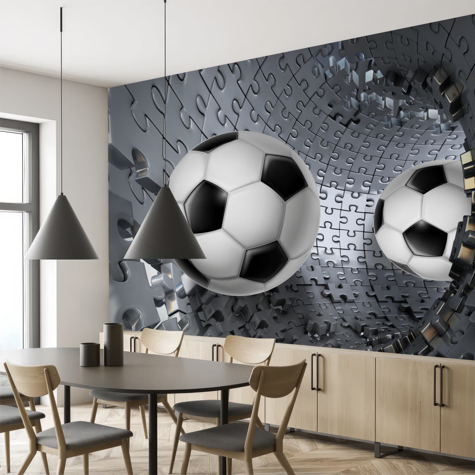 Fotobehang ballen en puzzels