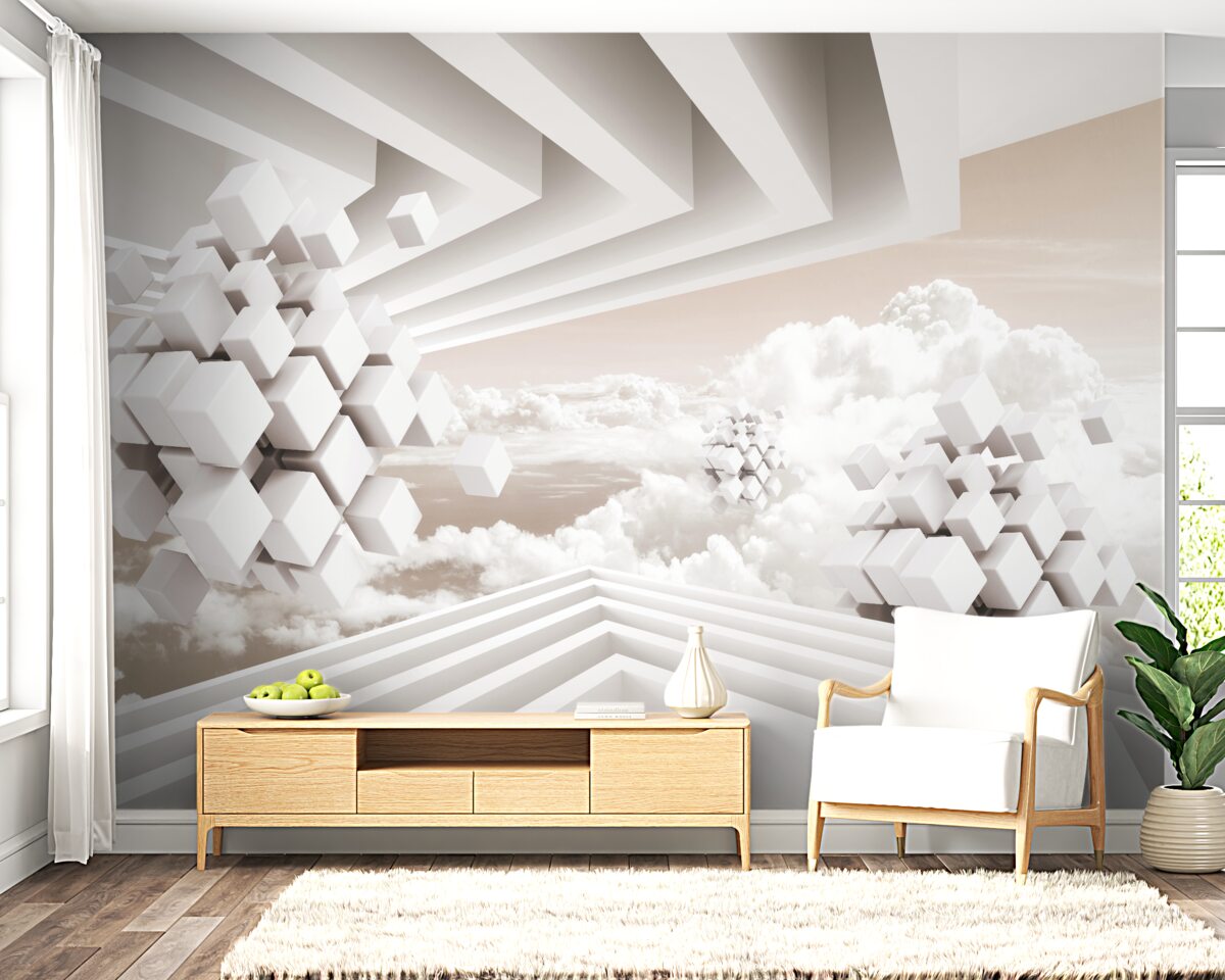 voor de keuken fotobehang