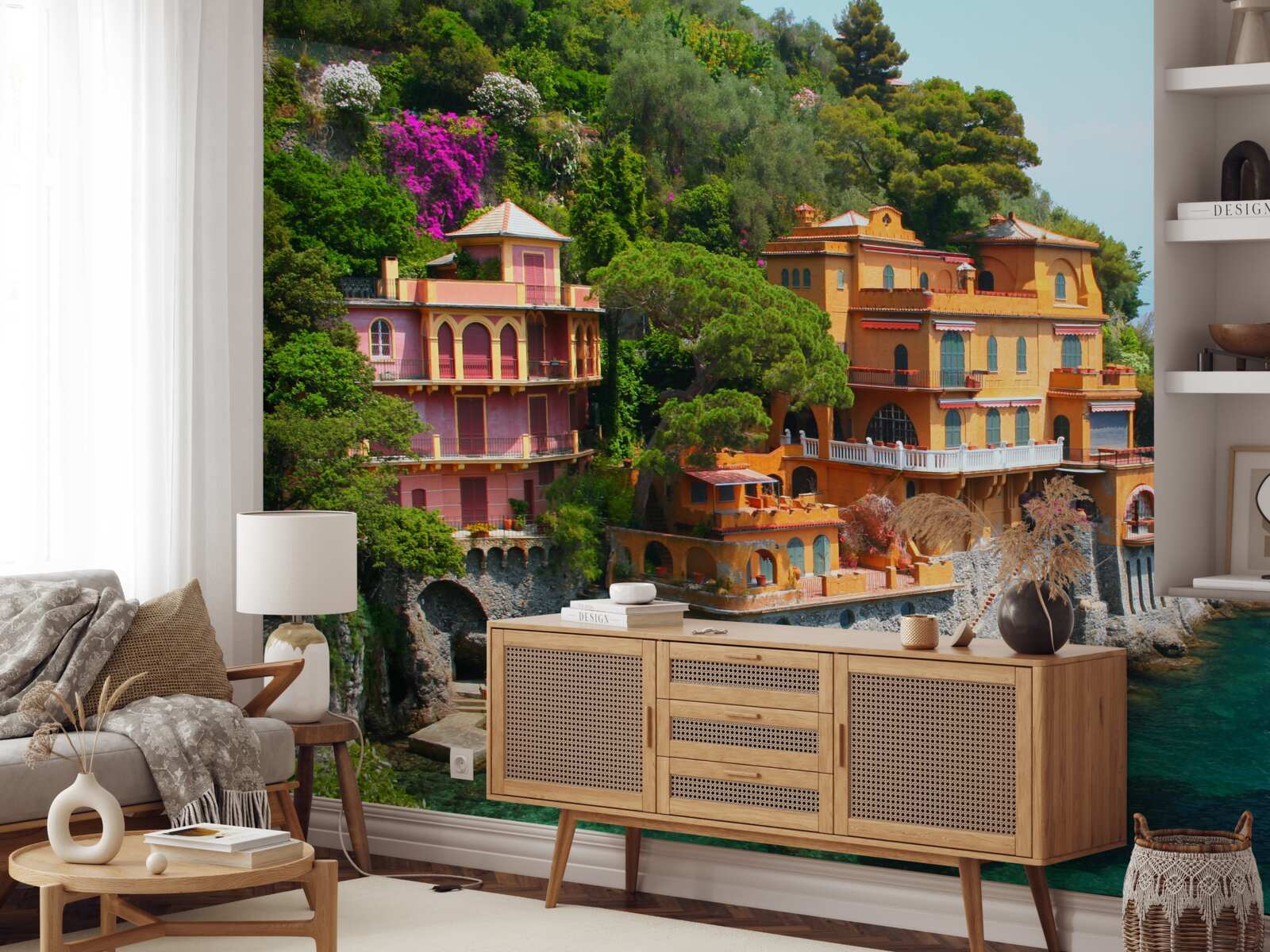 Fotobehang tropische verblijven aan het water