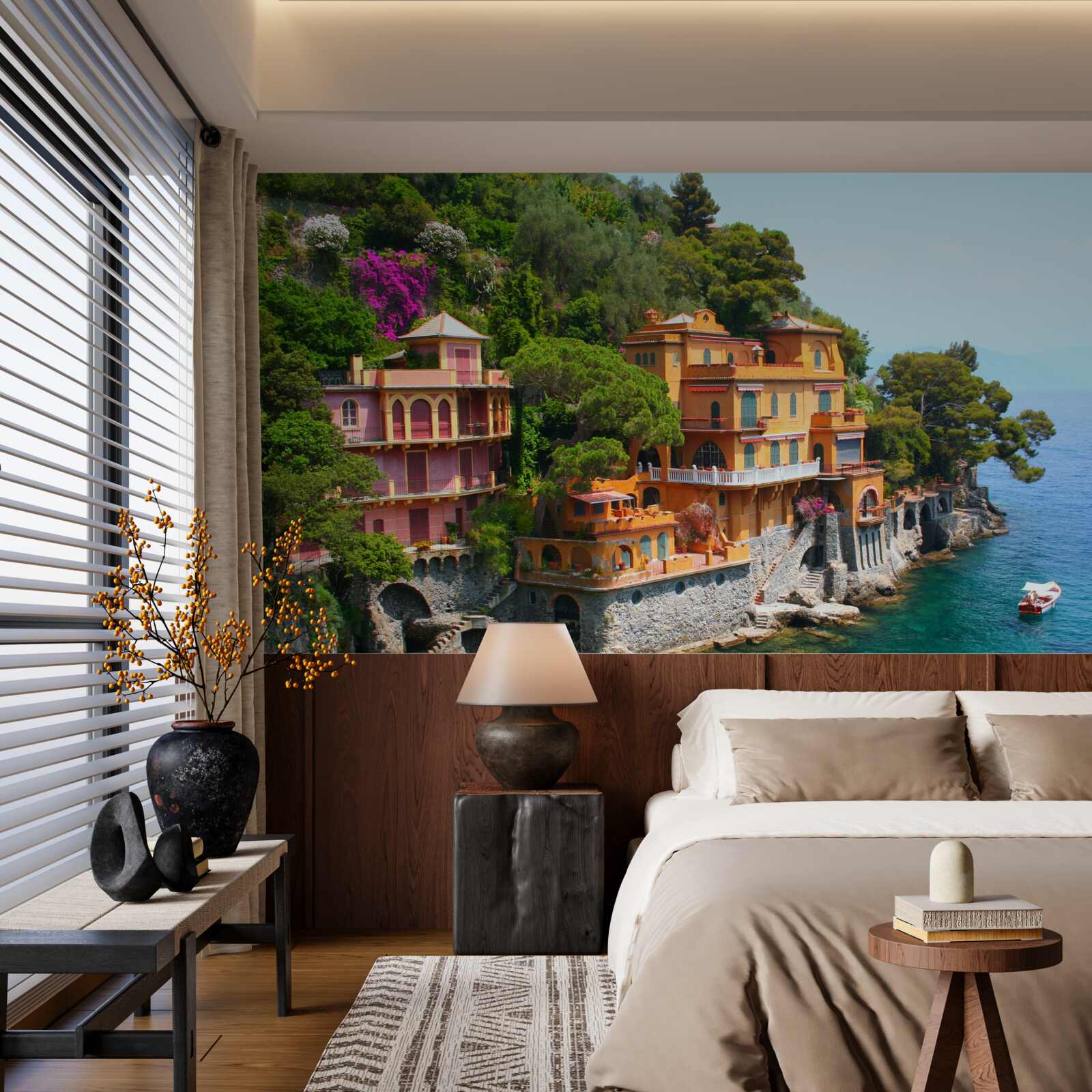 Fotobehang tropische verblijven aan het water