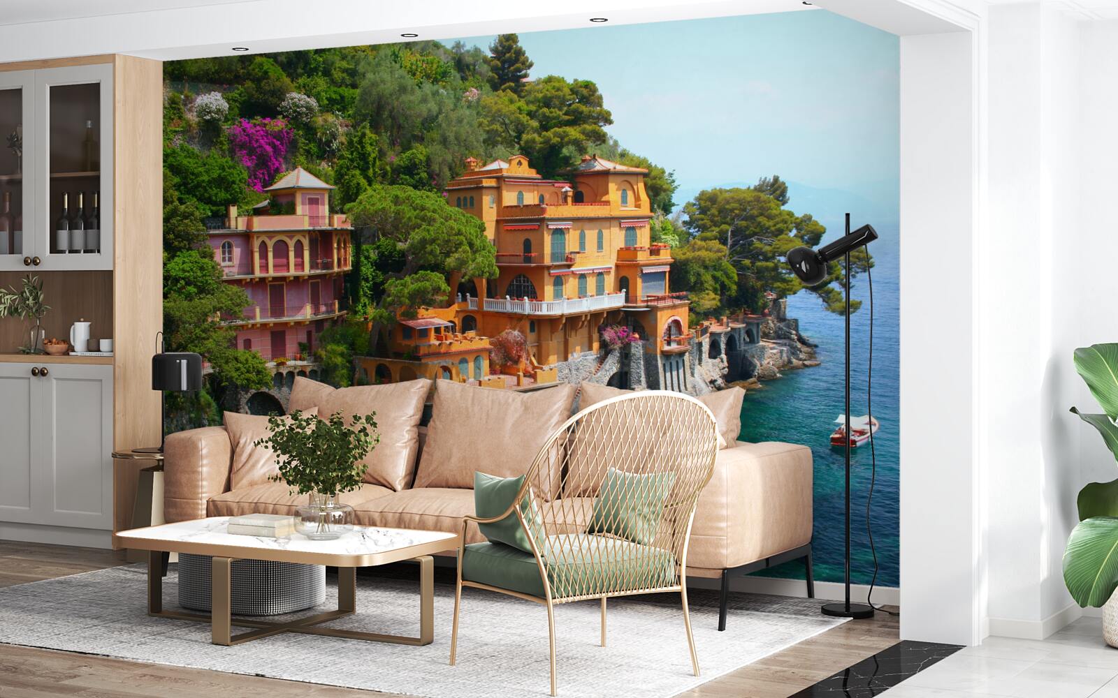 Fotobehang tropische verblijven aan het water