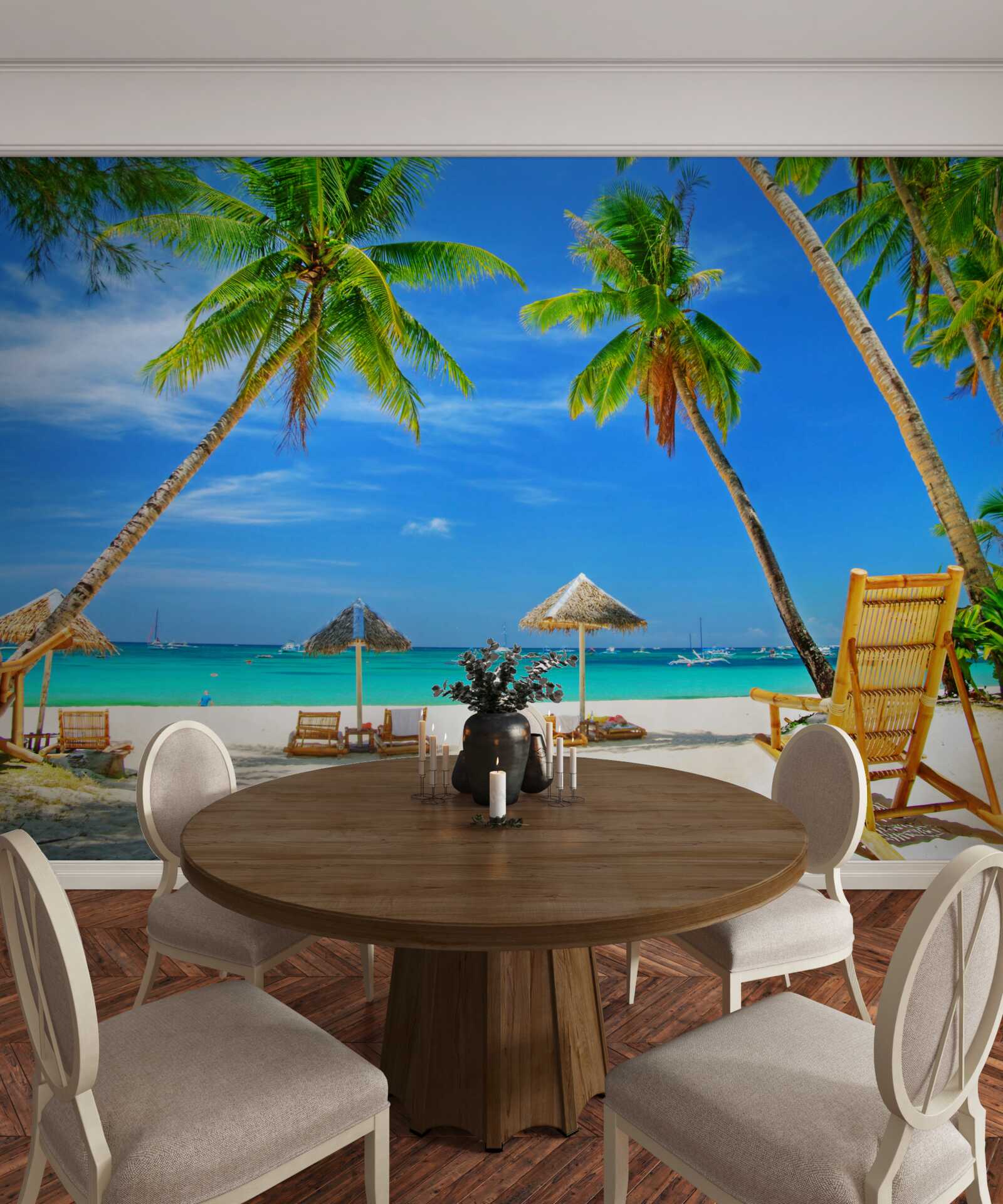 Fotobehang een vredig stukje paradijs aan de kust