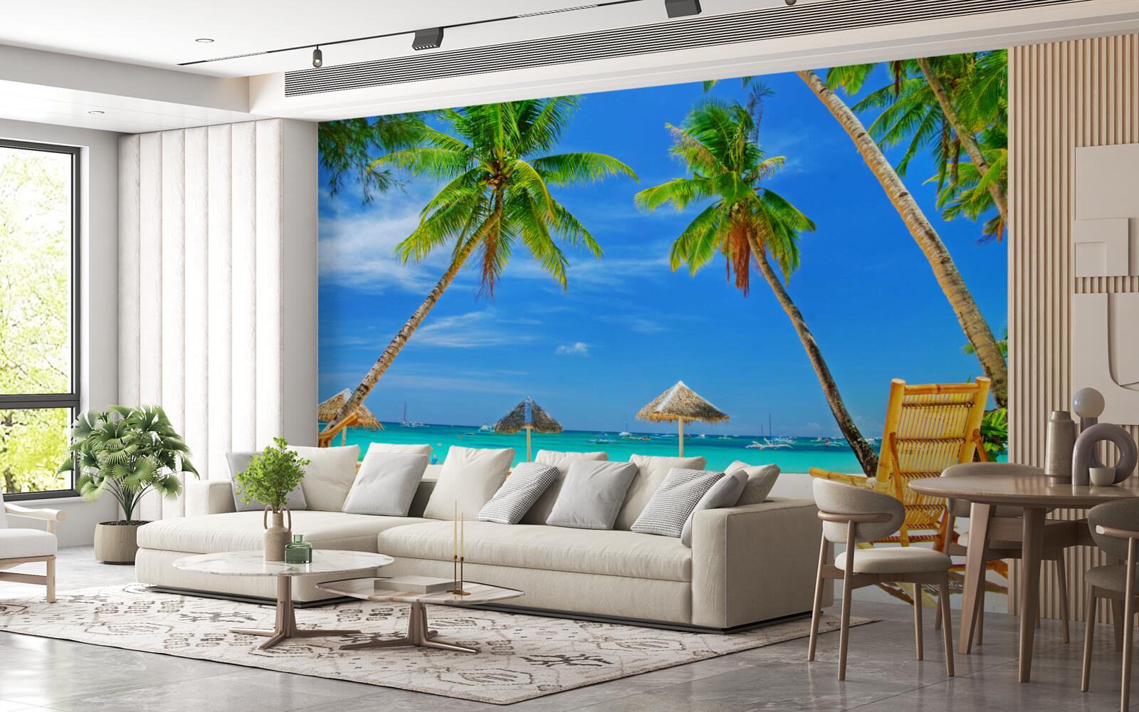 Fotobehang een vredig stukje paradijs aan de kust