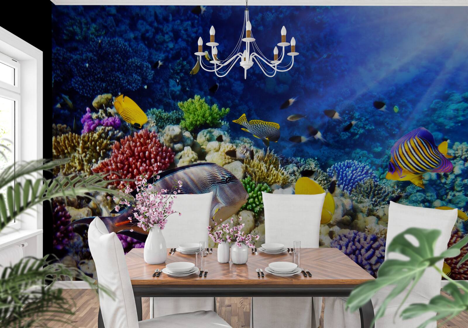 Fotobehang zeedieren onder de zon