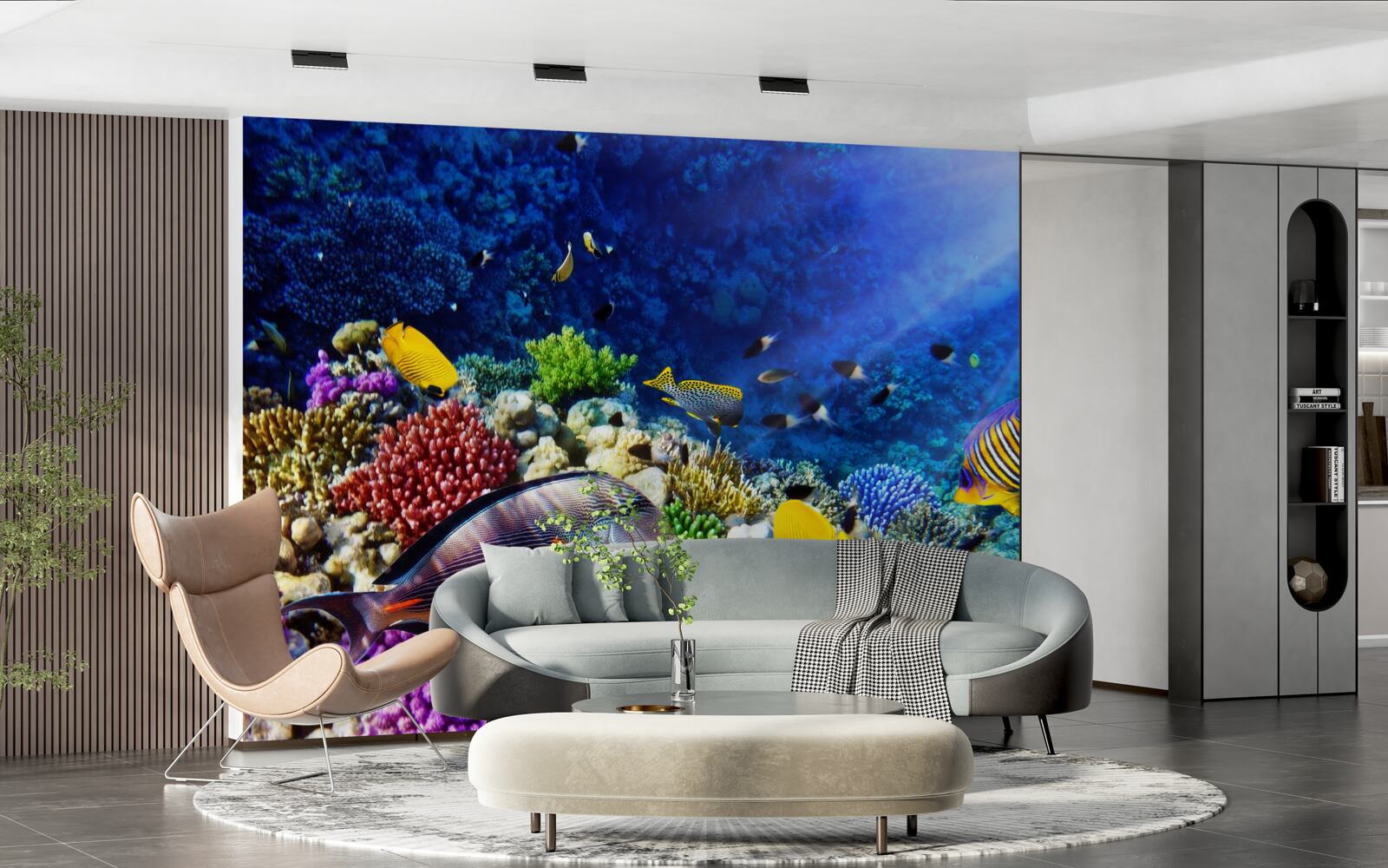 Fotobehang zeedieren onder de zon