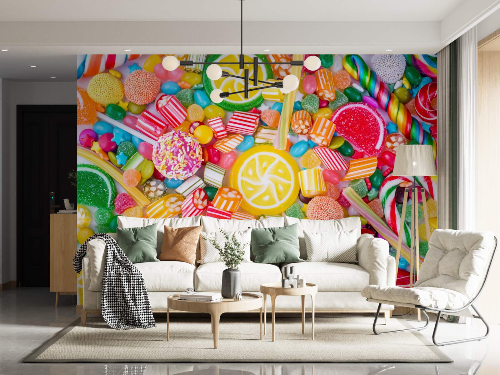 Fotobehang sappige zoetigheden