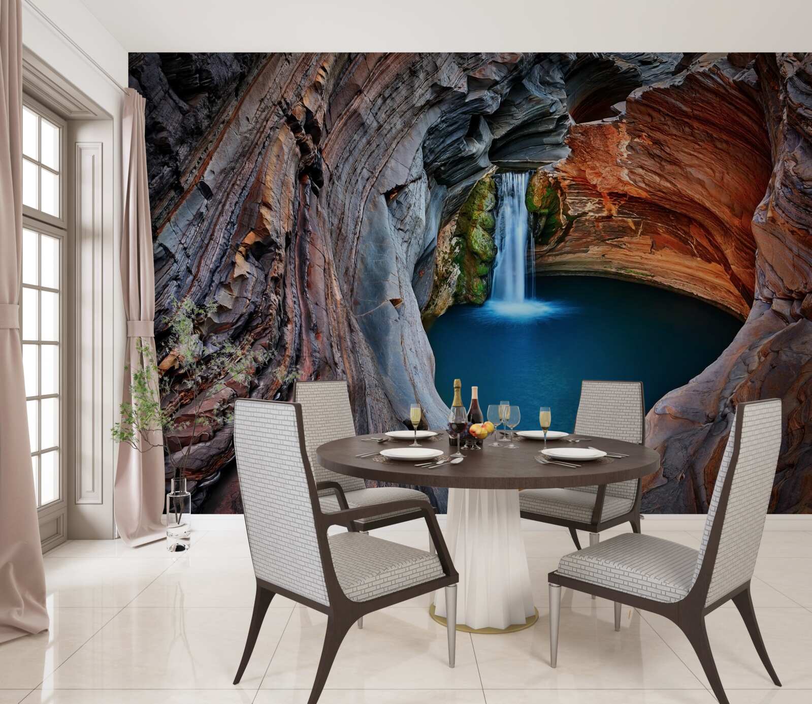 Fotobehang Grot hoek