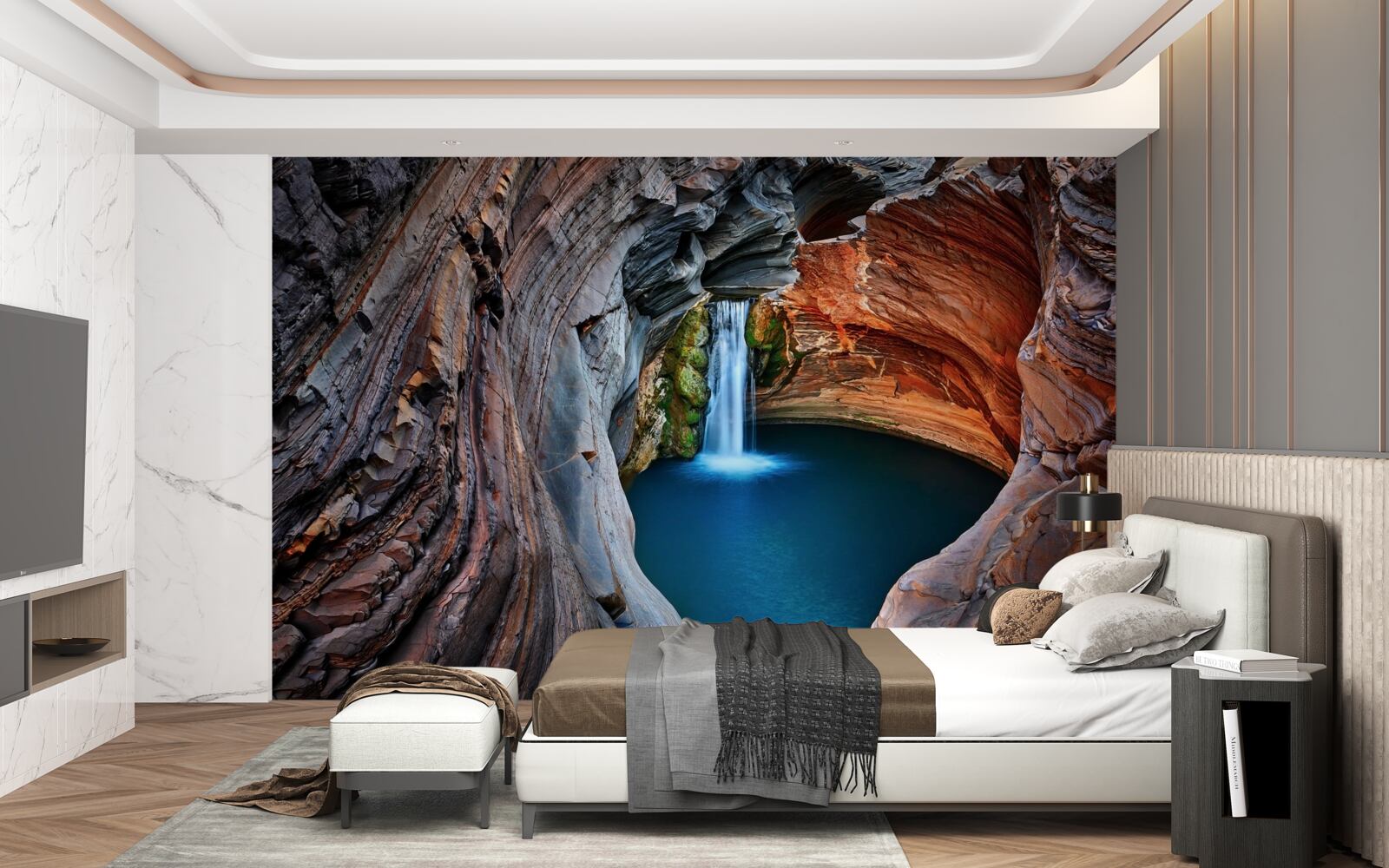 Fotobehang Grot hoek