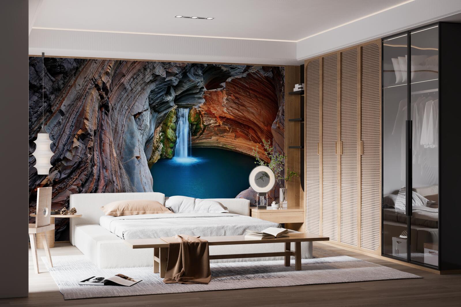 Fotobehang Grot hoek