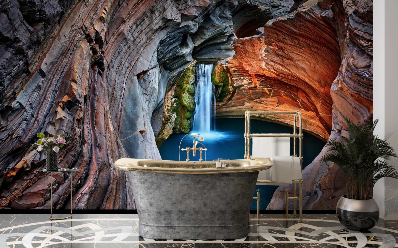 Fotobehang Grot hoek