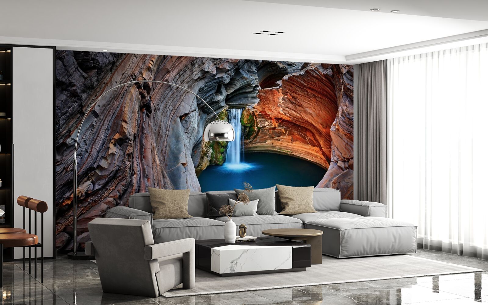 Fotobehang Grot hoek