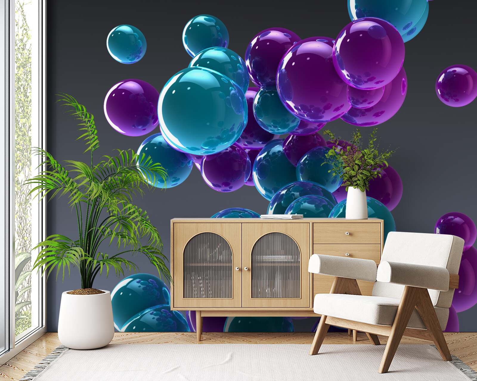 Fotobehang waterdruppels in close-up