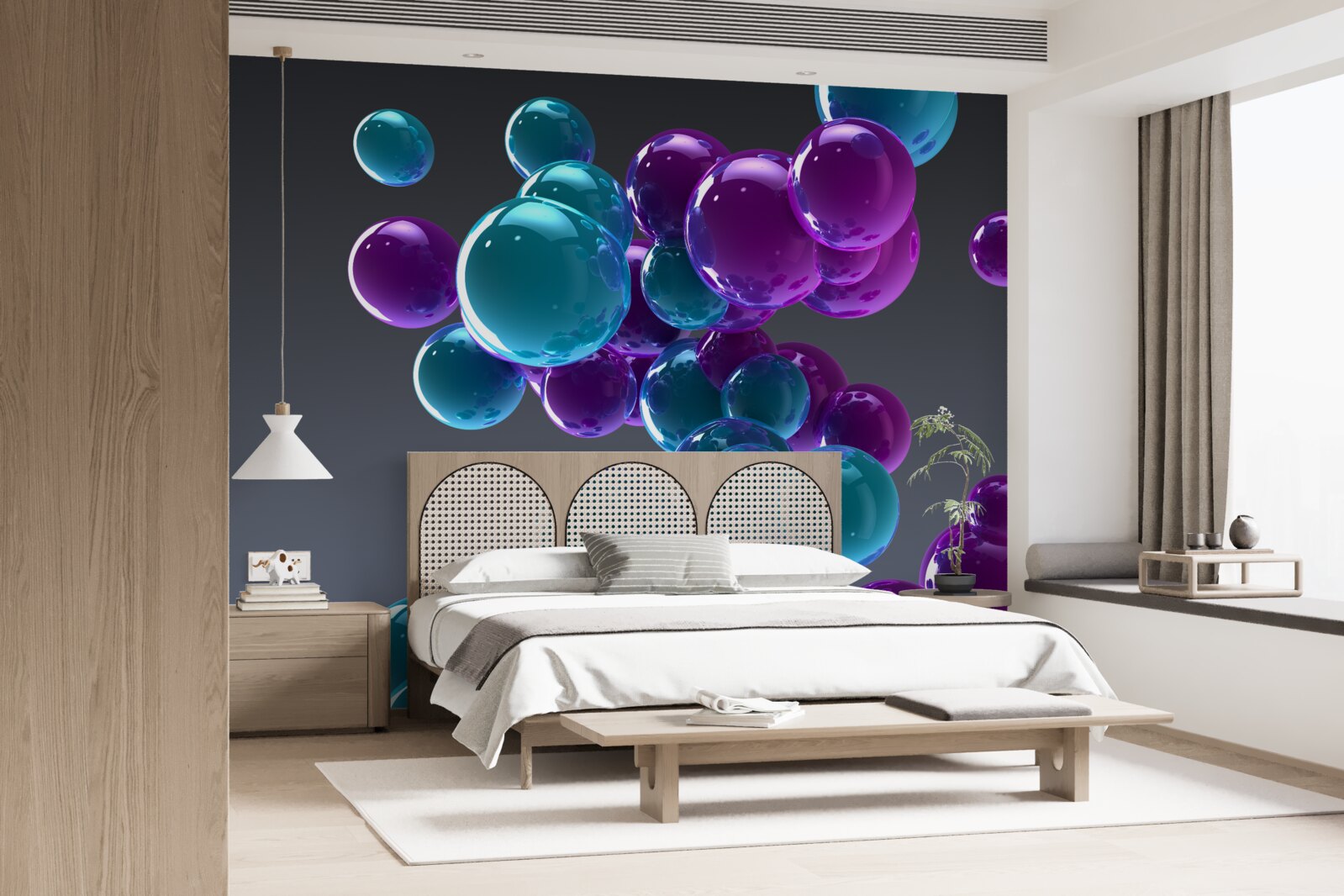 Fotobehang waterdruppels in close-up