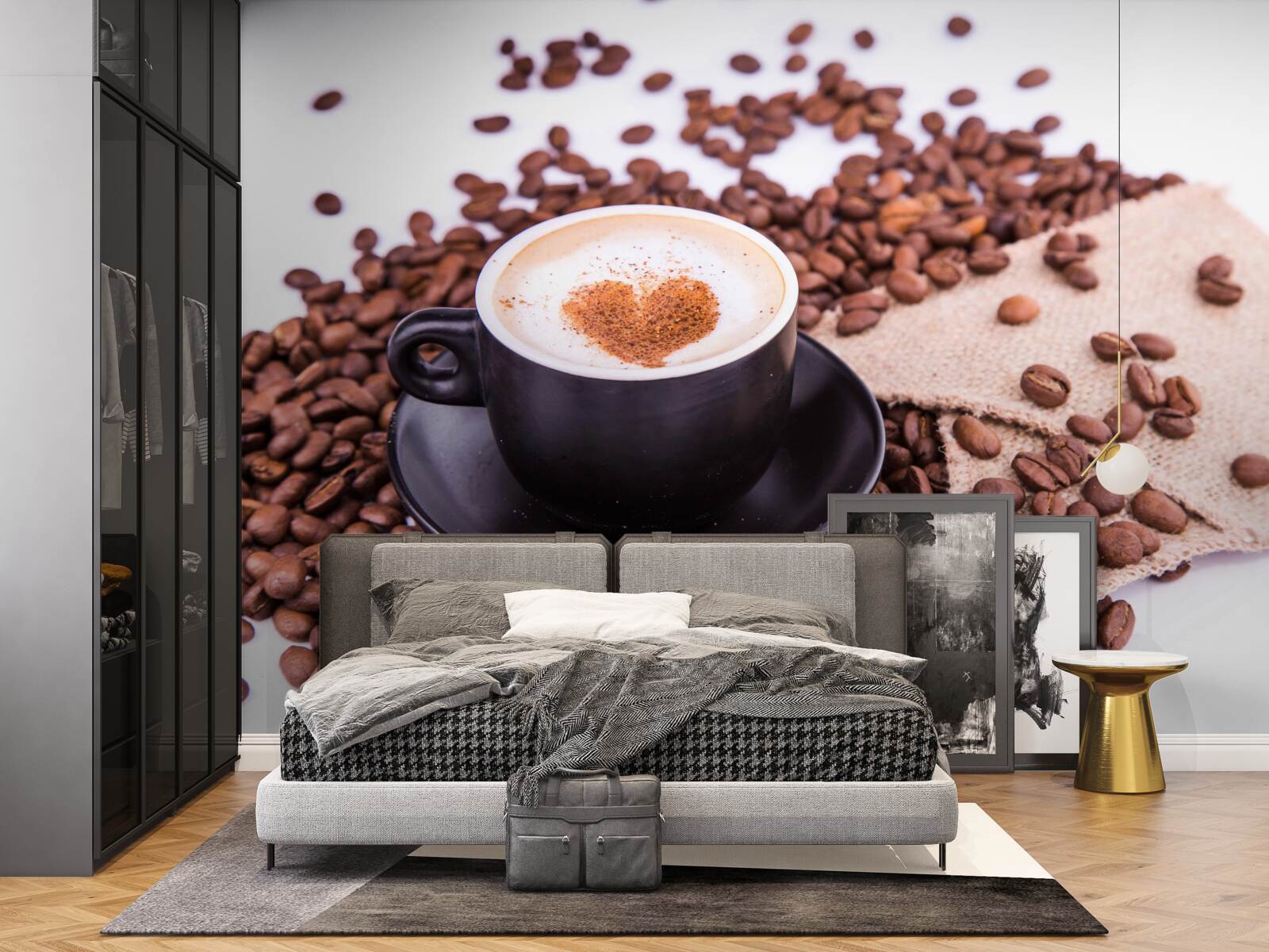 Fotobehang een heerlijk kopje koffie