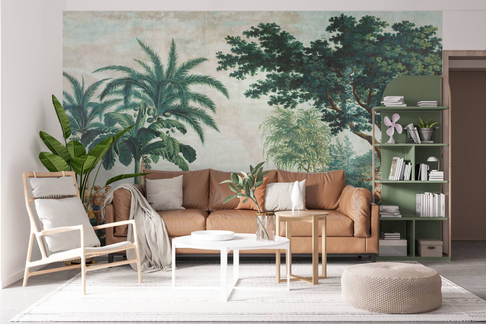 Fotobehang mensen in de jungle