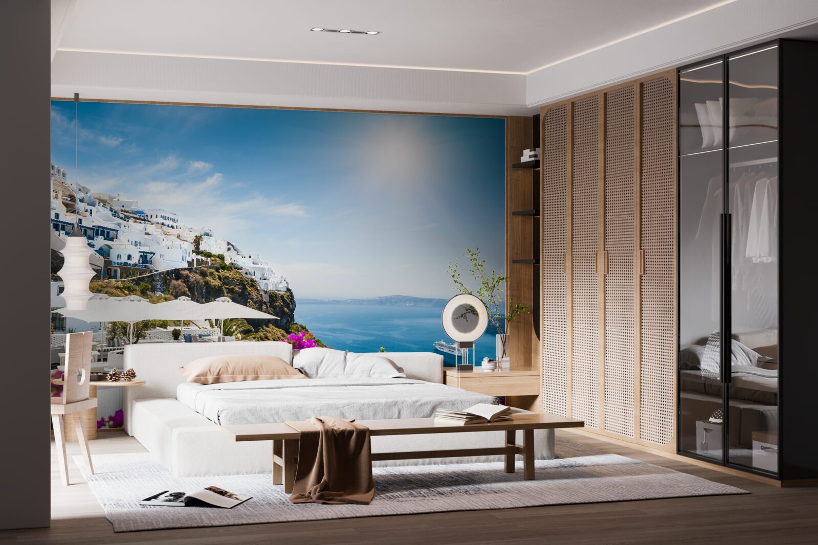 Fotobehang de stralende zon van griekenland