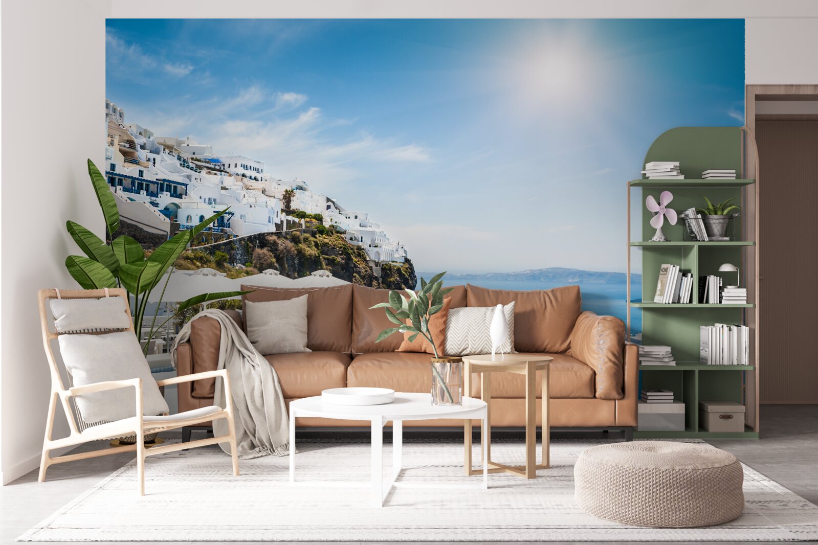 Fotobehang de stralende zon van griekenland