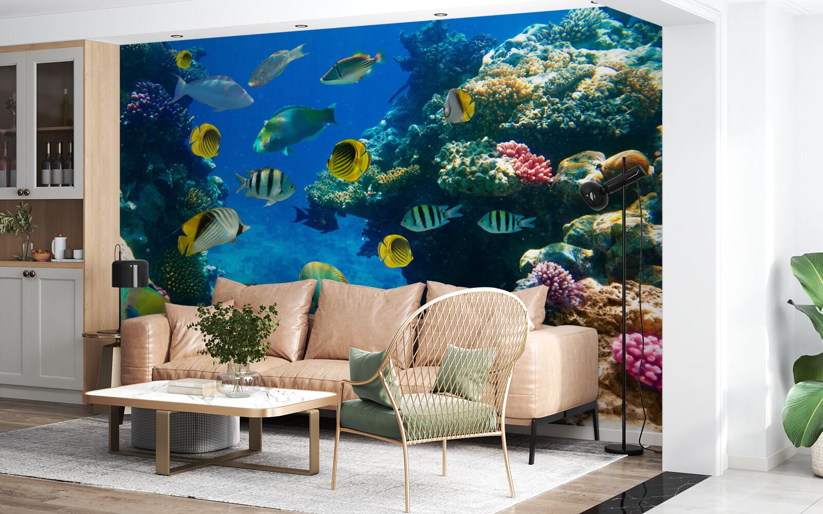 Fotobehang slimme zeebewoners