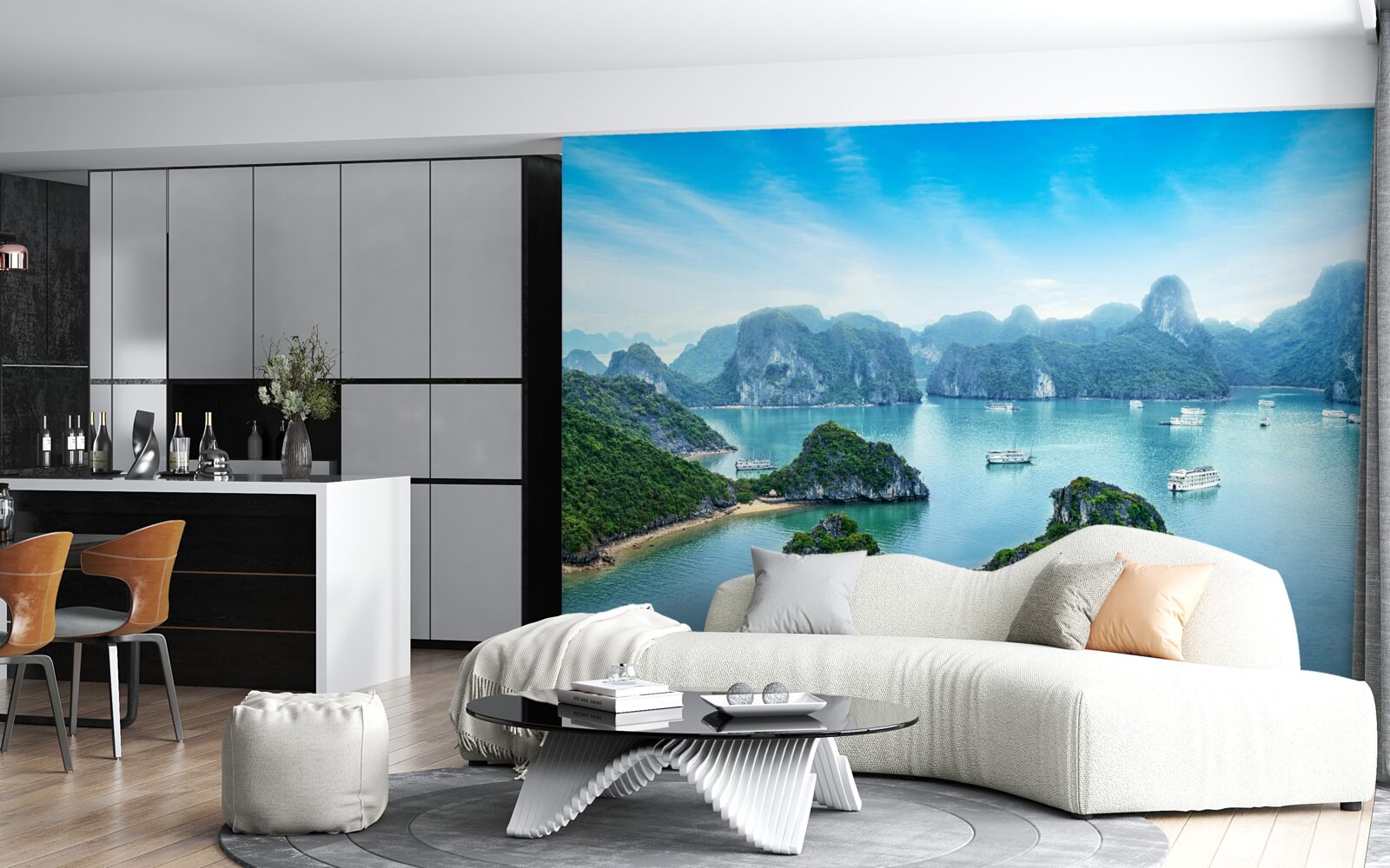 Fotobehang prachtig uitzicht op de emerald eilanden