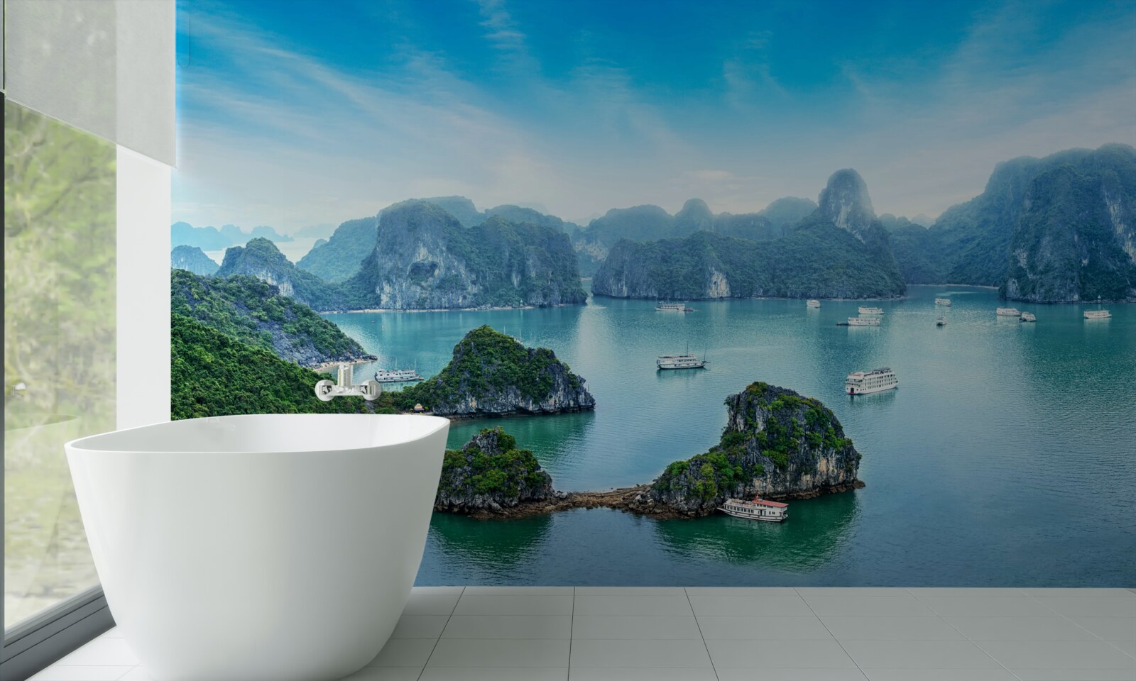 Fotobehang prachtig uitzicht op de emerald eilanden