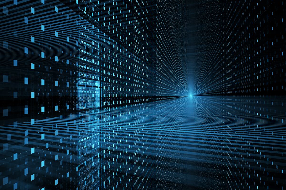 Fotobehang abstract lichtsignaal