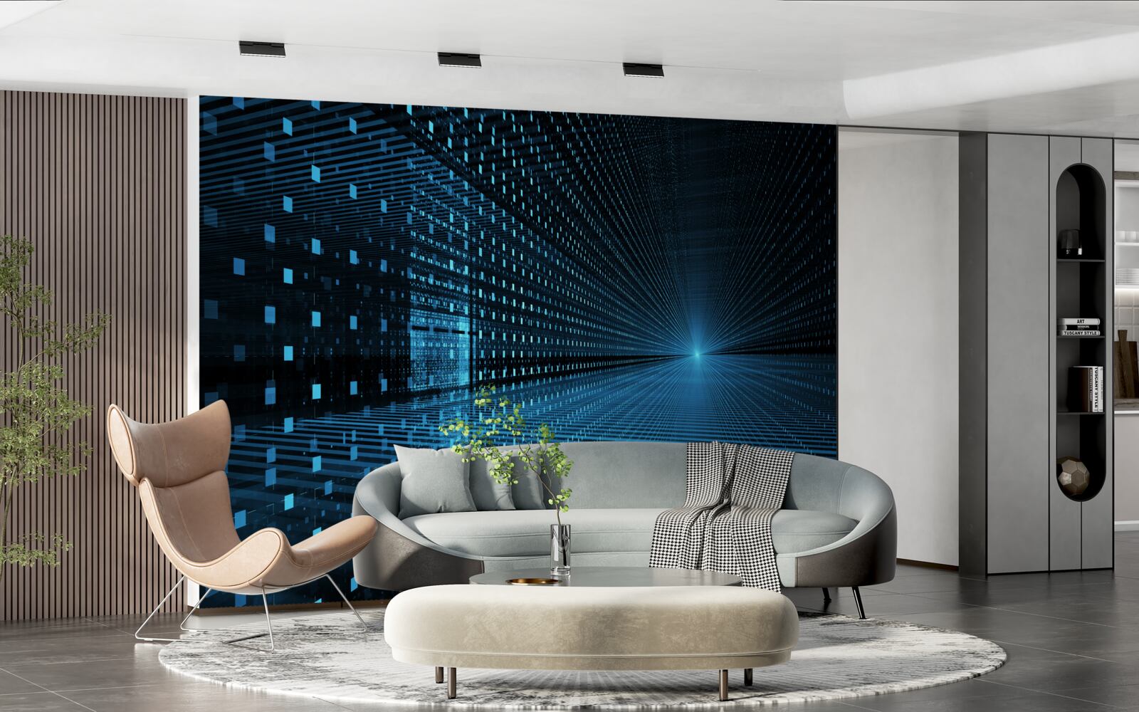 Fotobehang abstract lichtsignaal