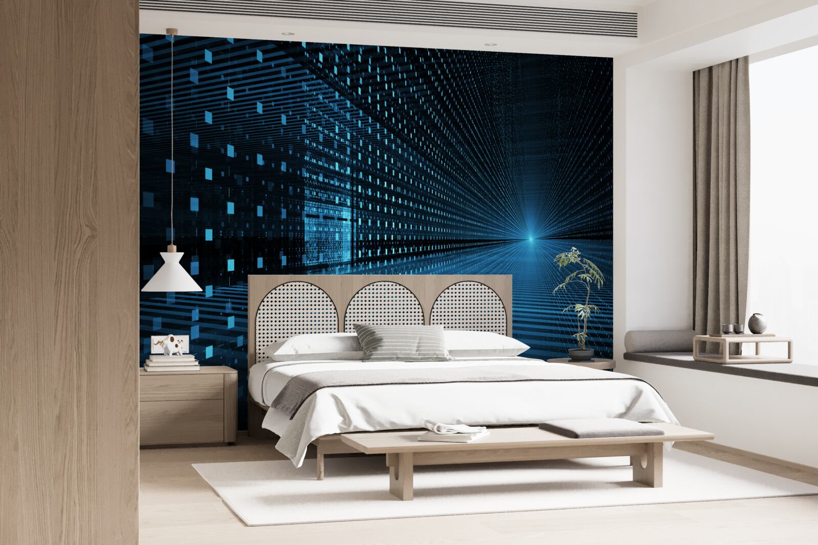 Fotobehang abstract lichtsignaal