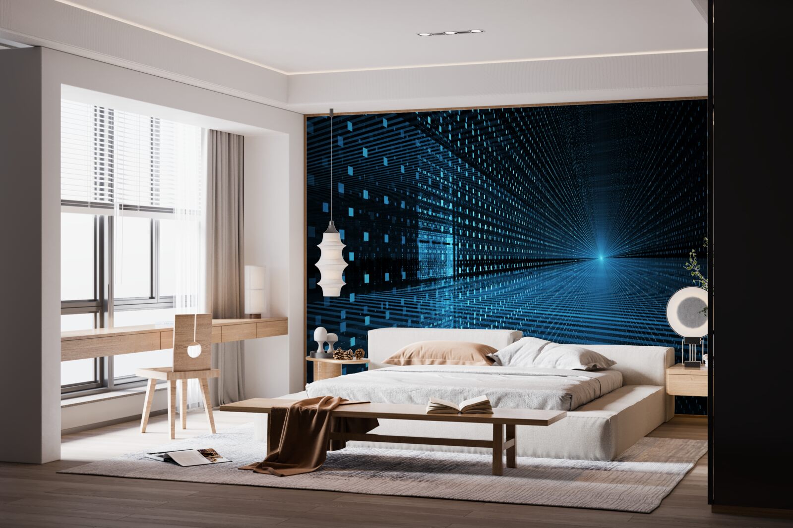 Fotobehang abstract lichtsignaal