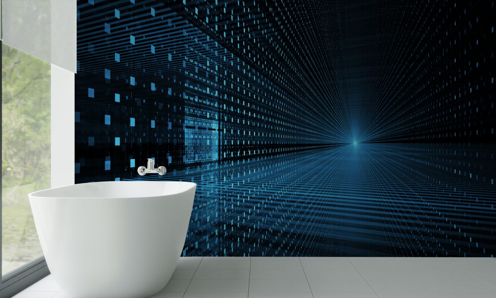 Fotobehang abstract lichtsignaal