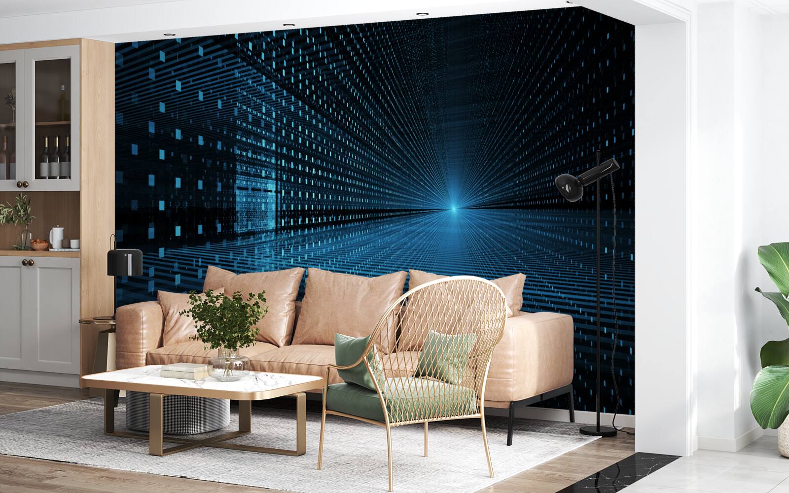 Fotobehang abstract lichtsignaal