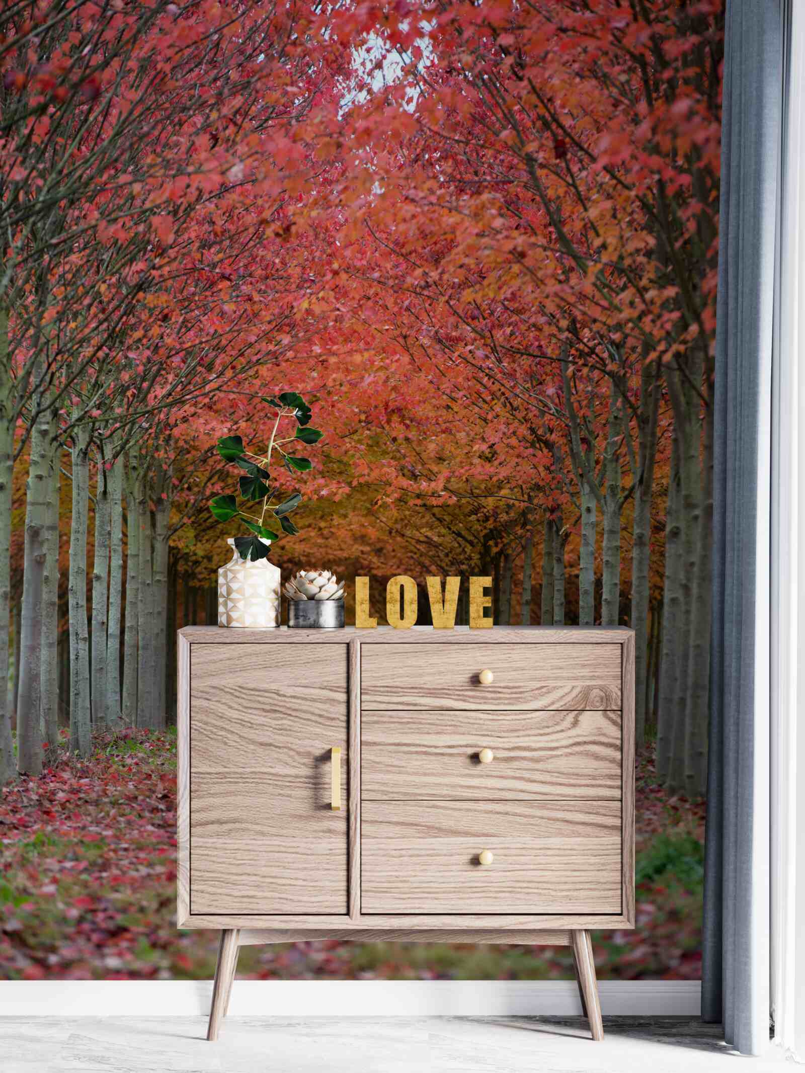 Fotobehang kersenboom boog