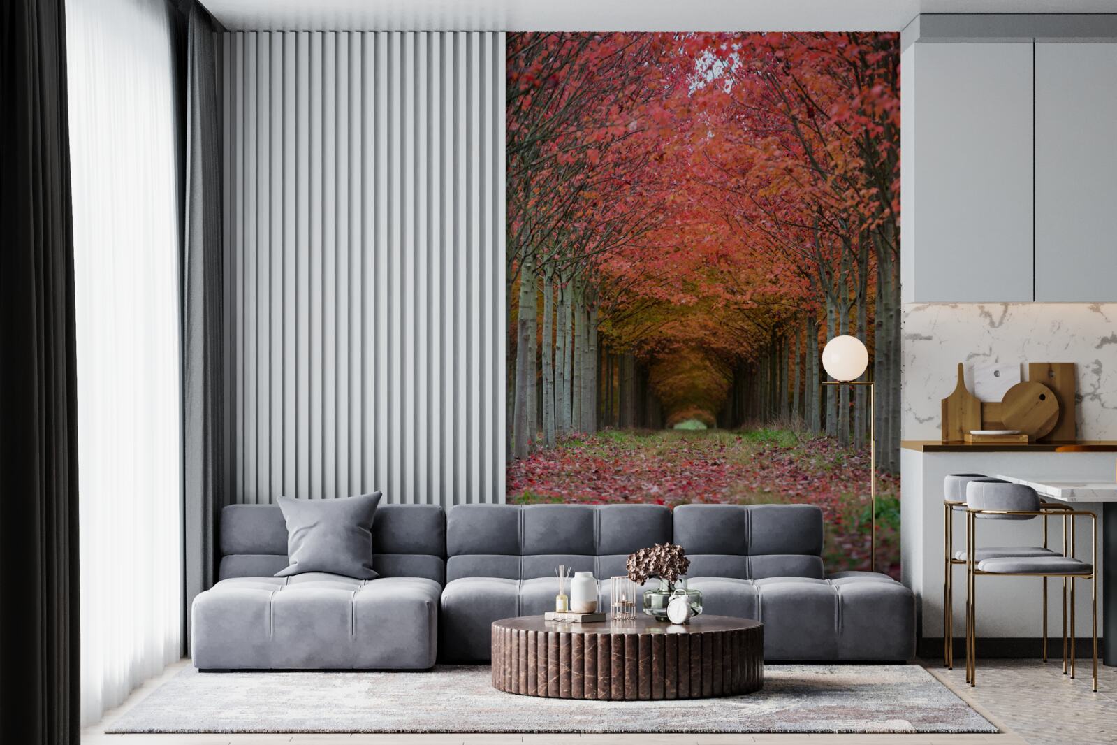 Fotobehang kersenboom boog