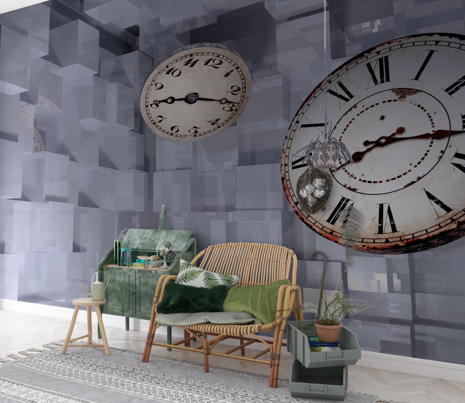 Fotobehang tijdelijke abstractie