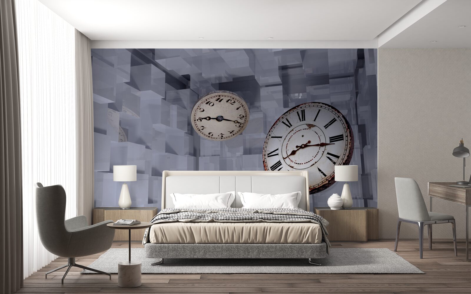 Fotobehang tijdelijke abstractie