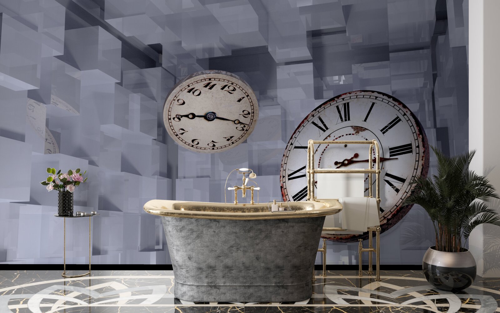 Fotobehang tijdelijke abstractie