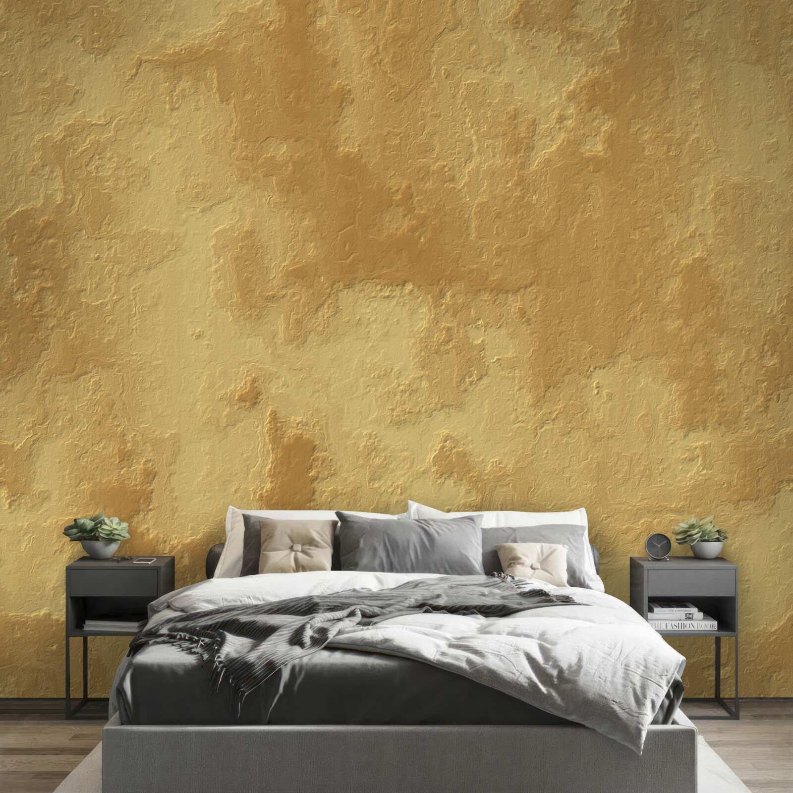 Fotobehang lichte en donkere bruintinten