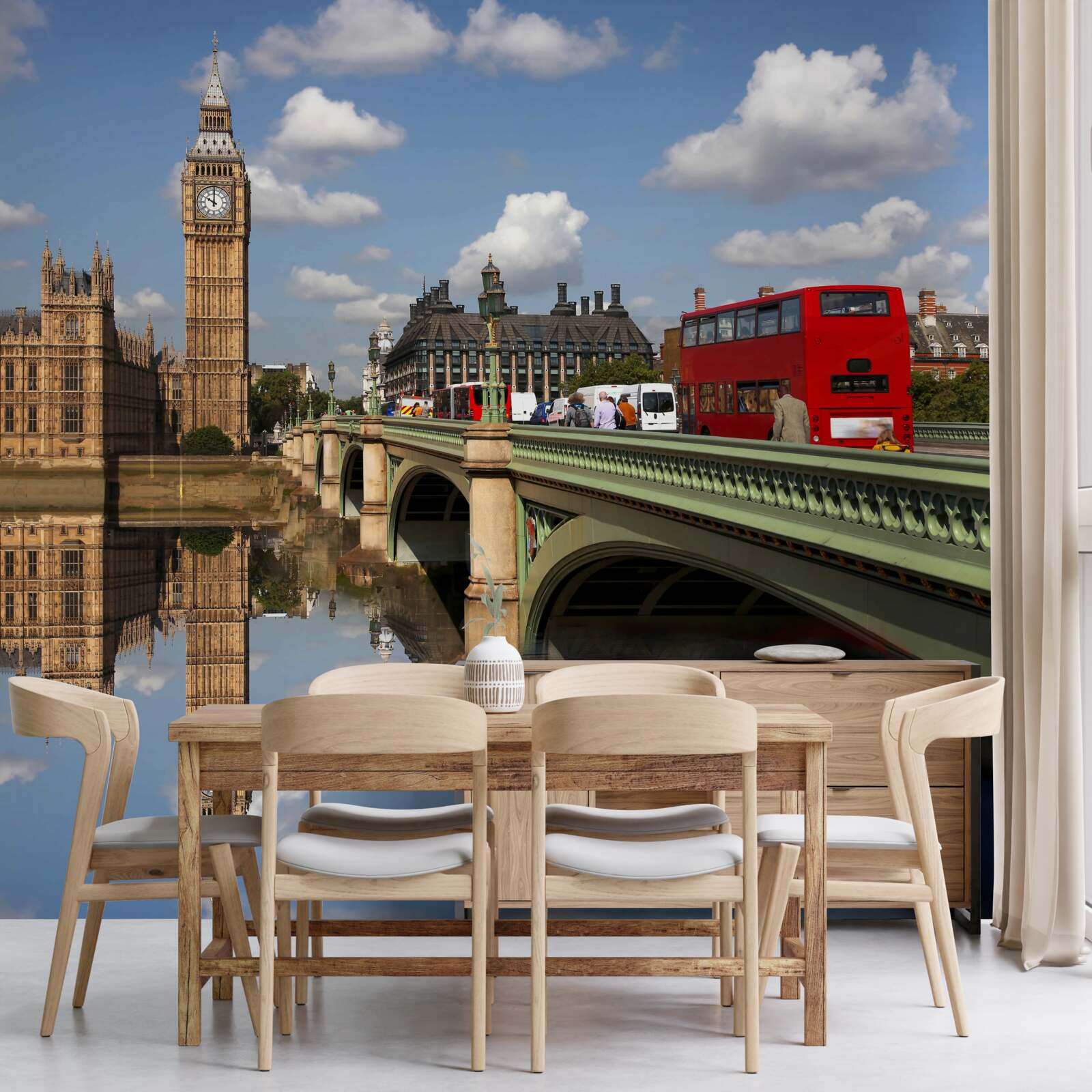 Fotobehang rivieroversteek naar big bena