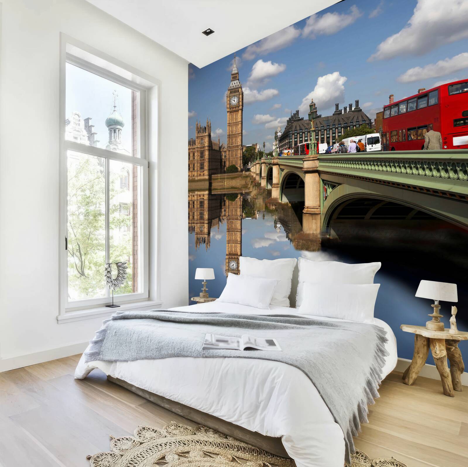 Fotobehang rivieroversteek naar big bena