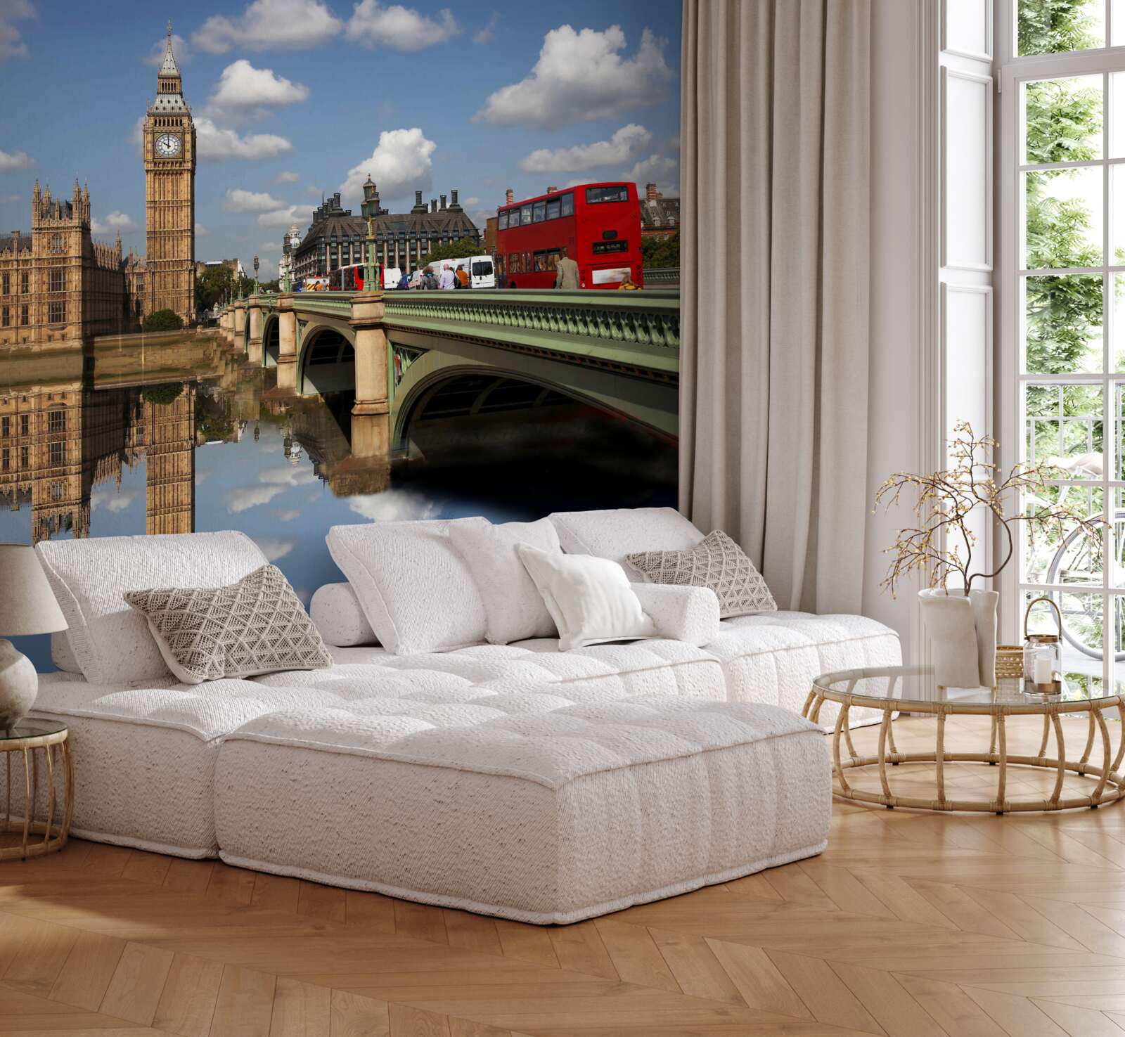 Fotobehang rivieroversteek naar big bena