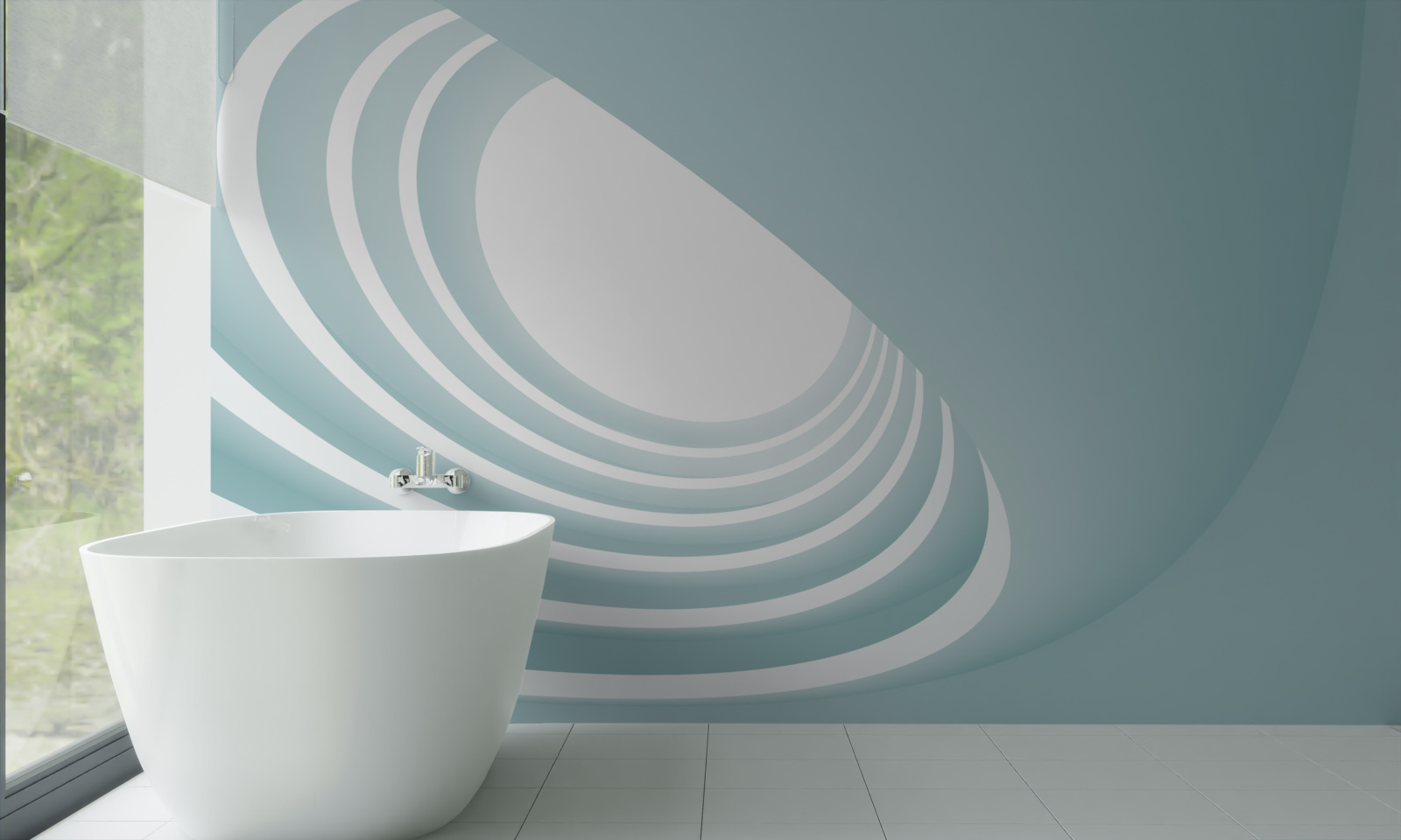 Fotobehang draaikolk van abstractie