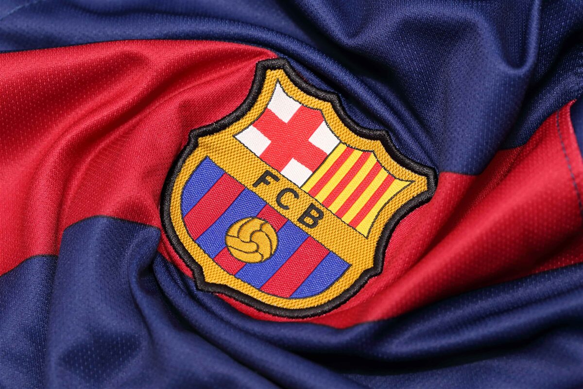 Fotobehang embleem van de voetbalclub van barcelona
