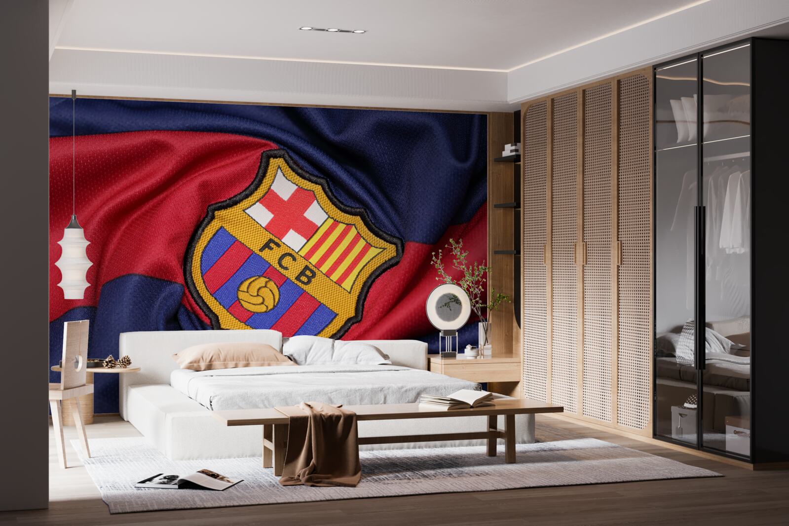 Fotobehang embleem van de voetbalclub van barcelona
