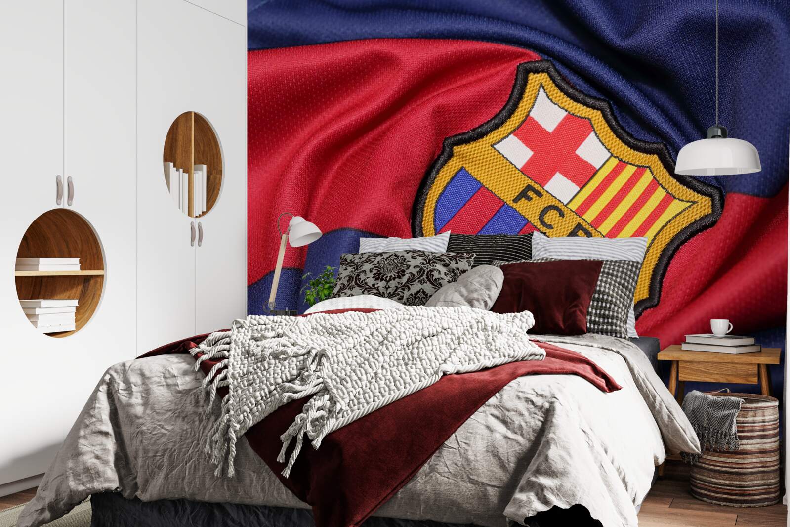 Fotobehang embleem van de voetbalclub van barcelona