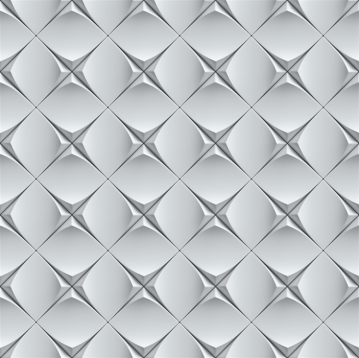 Fotobehang achtergrond bestaande uit witte figuren in abstractie