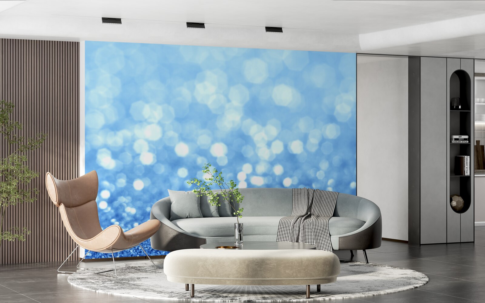 Fotobehang ochtendregen