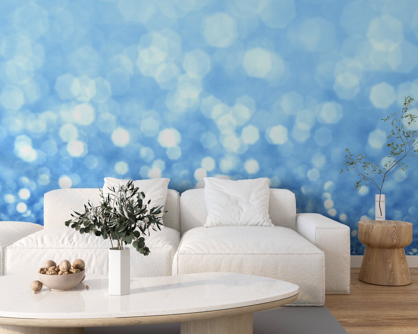 Fotobehang ochtendregen