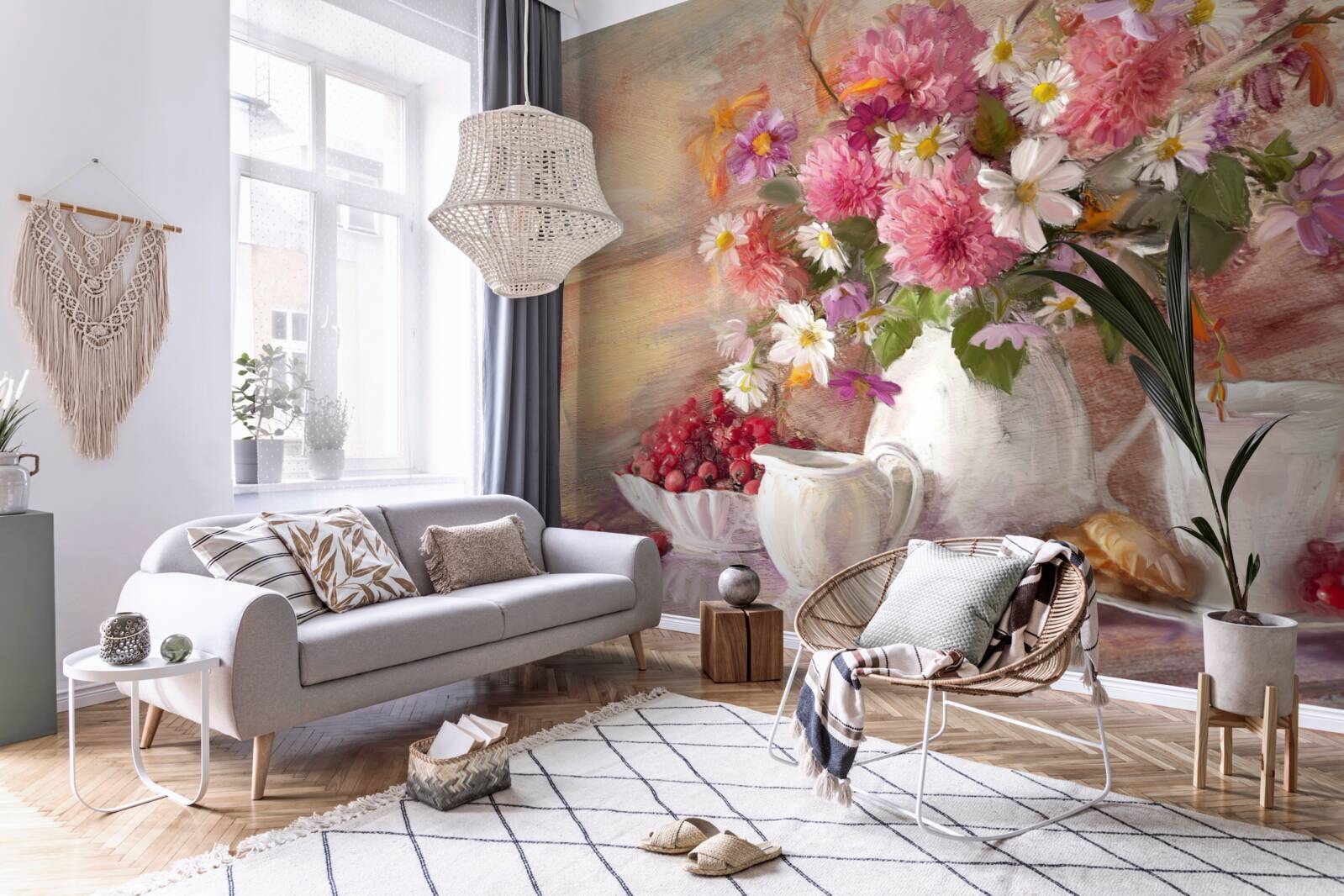 Fotobehang stilleven met thee