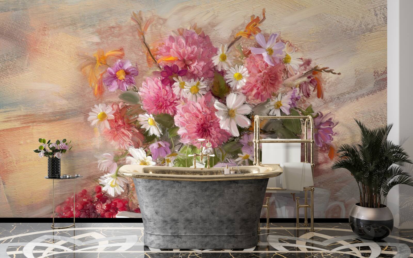 Fotobehang stilleven met thee