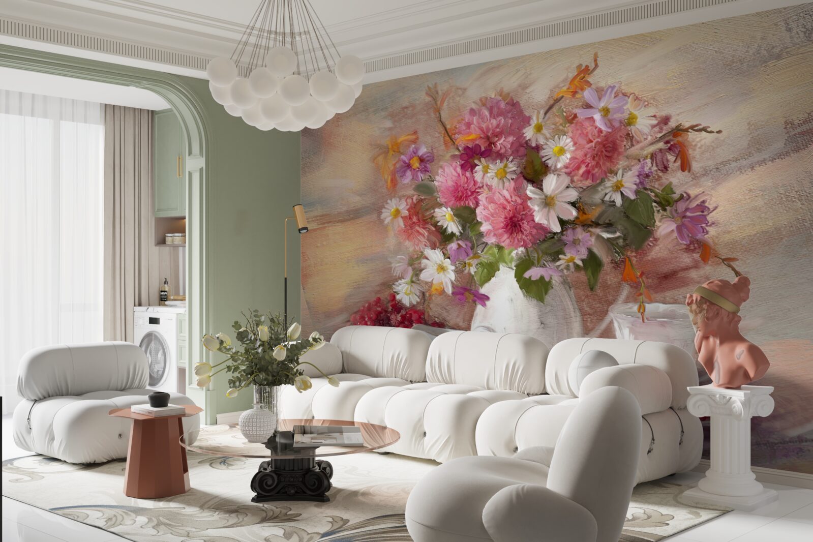 Fotobehang stilleven met thee