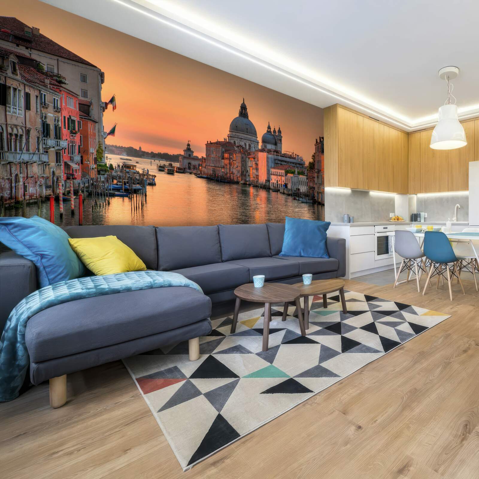 Fotobehang Venetië bij zonsondergang